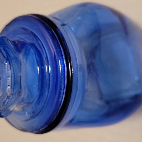 Adorable Blue Jar with Lid - Picture 12 of 15